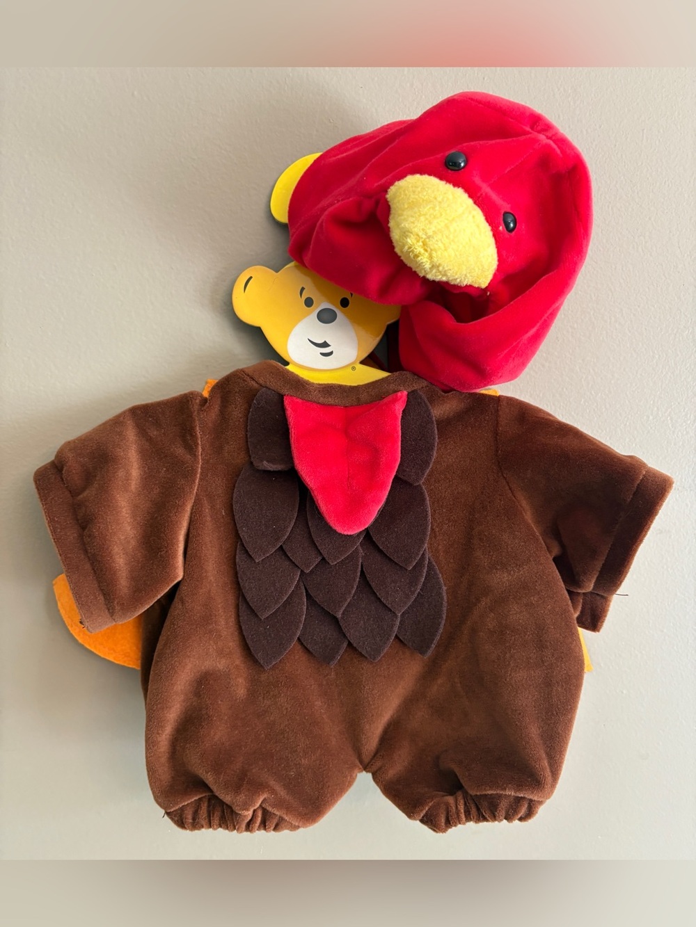 Build A Bear Thanksgiving Turkey Costume Plush Animal Outfit
